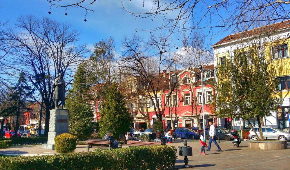 Marko Miljanov Monument + Bokeska Street, Podgorica, MNE